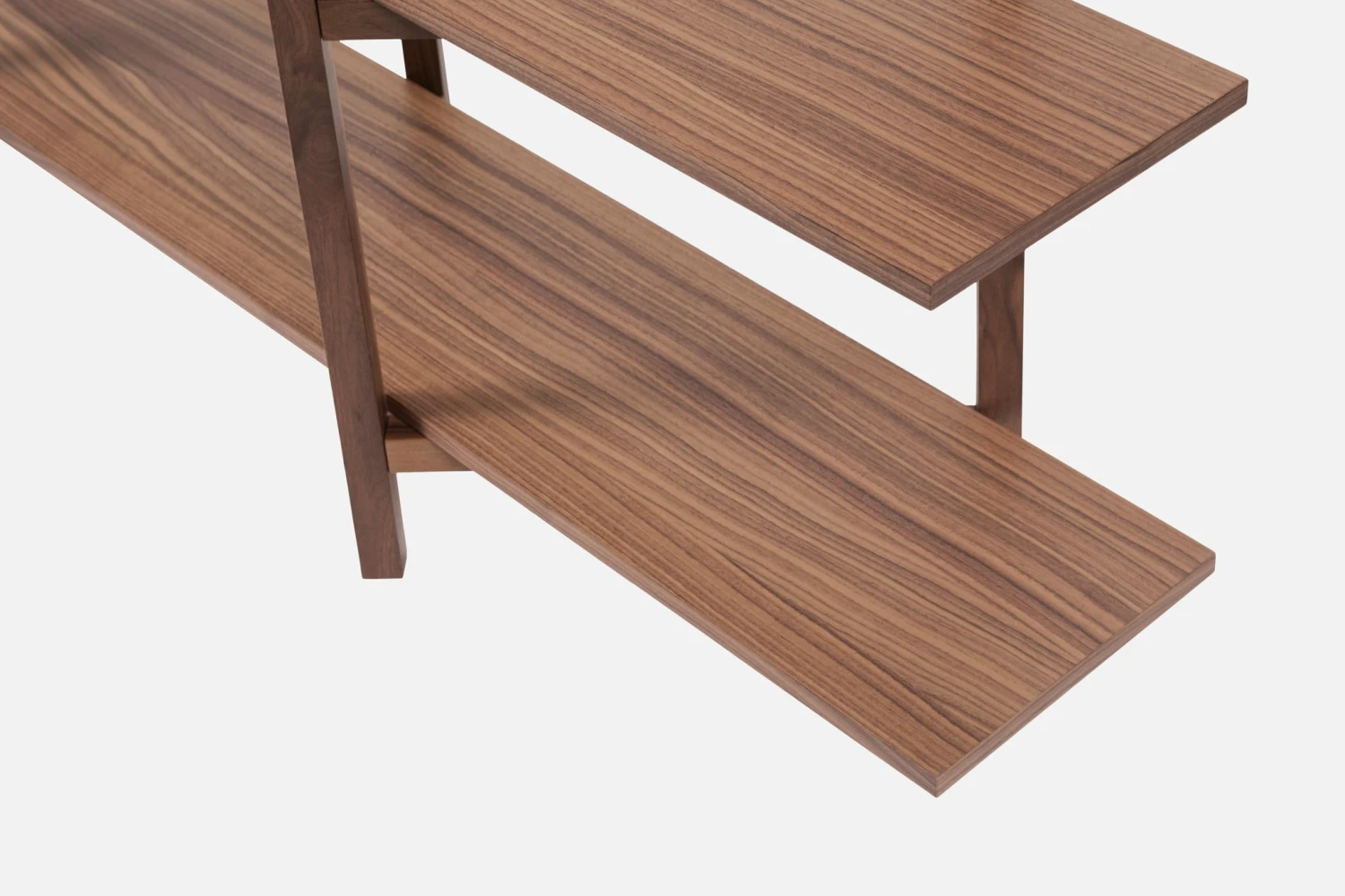 20087_Zig-Zag-Shelf_Regular_Walnut_03.jpg Studio DeFORM Zig Zag Low Shelf