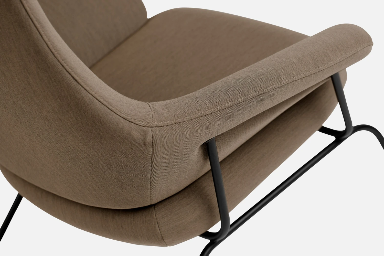 20097_HAI_SET_Liquorice_02.jpg Luca Nichetto Hai Lounge Chair + Ottoman