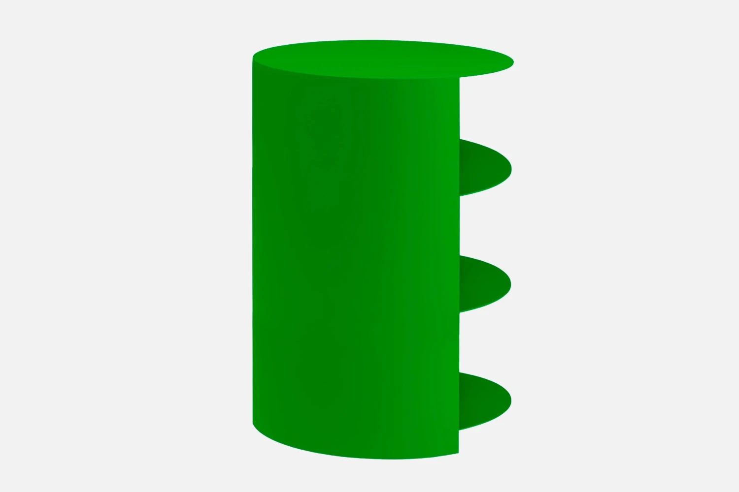 30554HidePedestalPureGreen02_295fa3b4-c0f0-4d41-9df0-b52b5a28fac5.jpg Karoline Fesser Furniture Hide Pedestal
