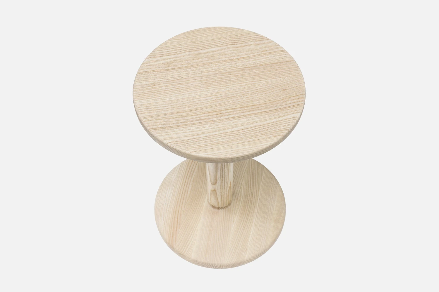 All_Wood_Bobbin_Ash_CloseUp2.jpg Karoline Fesser Furniture All Wood Stool