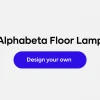Luca Nichetto Alphabeta Floor Lamp Configurator