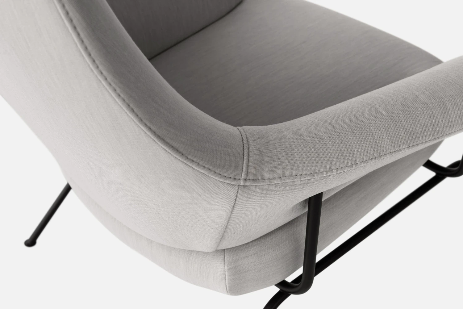 CLOSEUP1_8fad6b3a-d6ea-4ba2-a393-937d6e29f91f.jpg Luca Nichetto Hai Lounge Chair + Ottoman