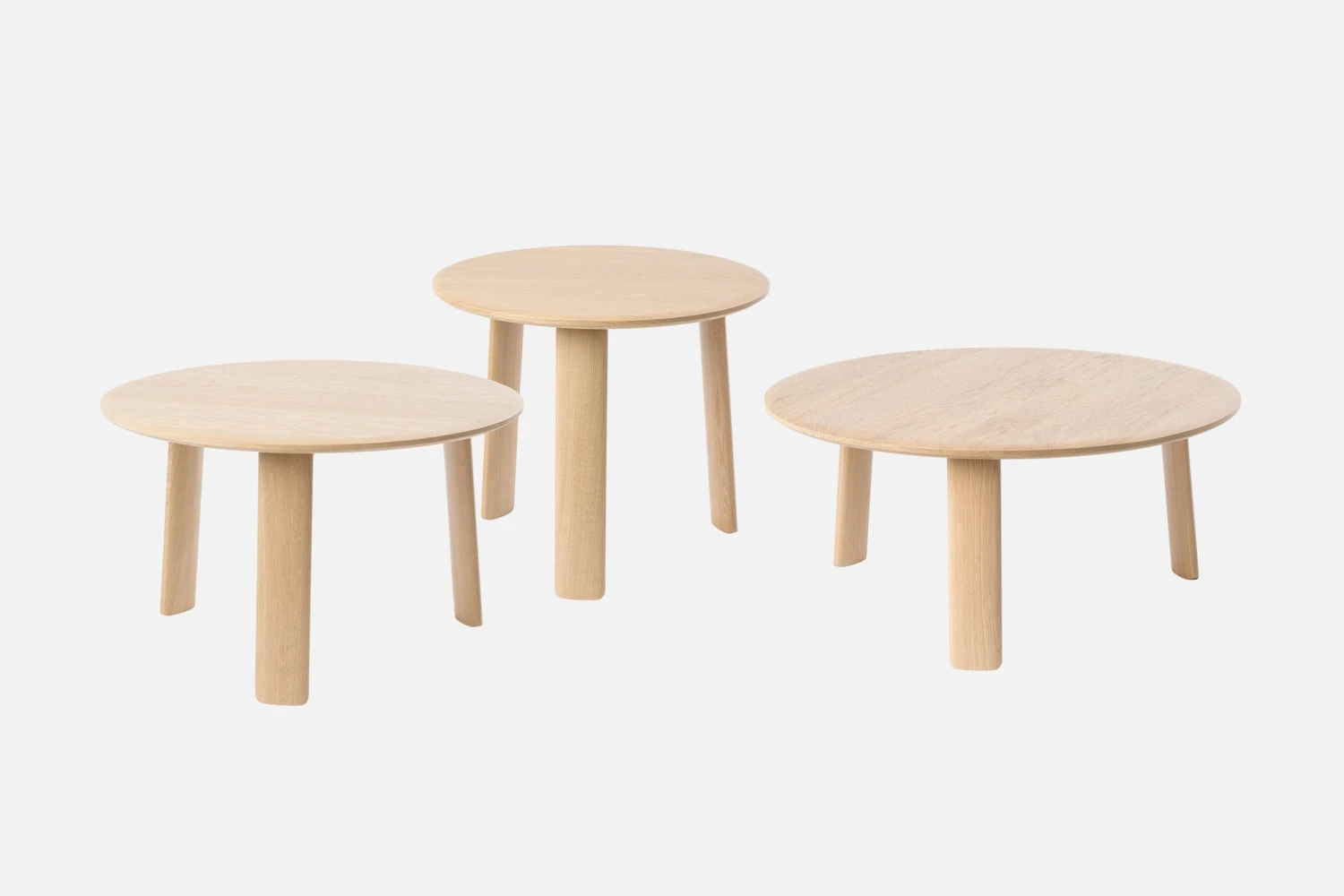 Oak_3_set_2.jpg Staffan Holm Alle Coffee Table (Set Of 3)